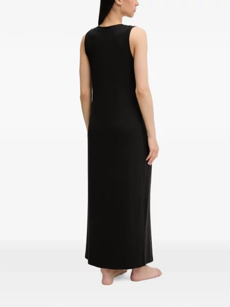 Lung rochie maxi Liu Jo cu autograf negru