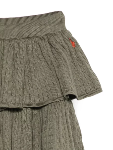 Spódnica dziecięca Polo Ralph Lauren zielona