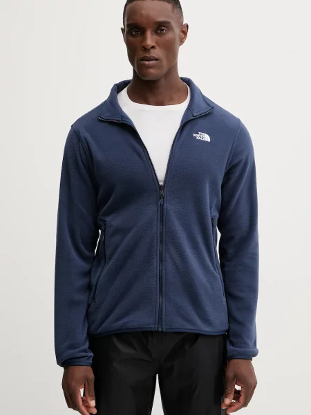 Bluza polarowa The North Face Glacier Fleece summit navy granatowy