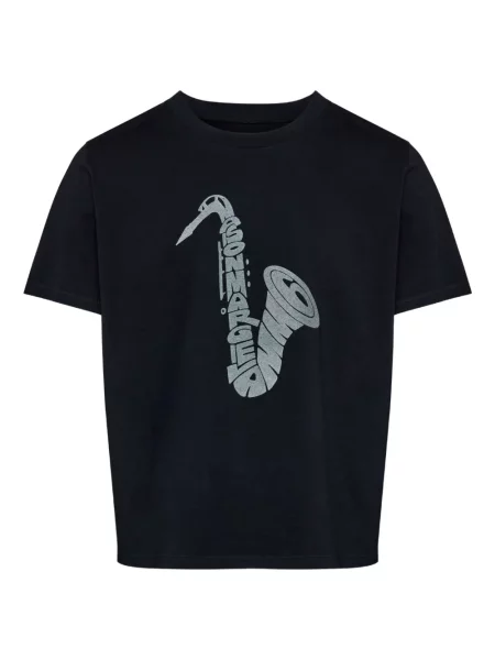 Tricou Mm6 Maison Margiela cu imagine negru