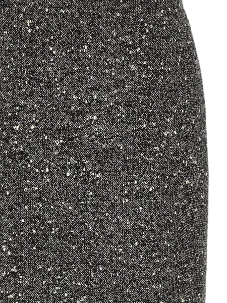 Bouclé fustă Valentino Garavani negru