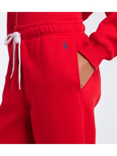 Jersey športne hlače Polo Ralph Lauren rdeča