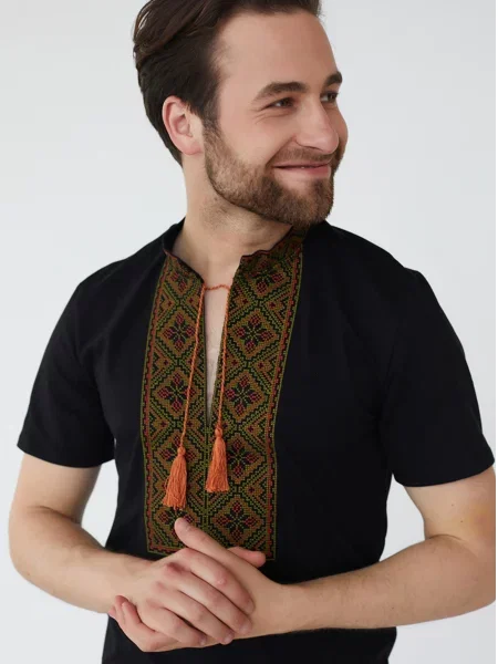 Вишита сорочка Folk Moda чорний