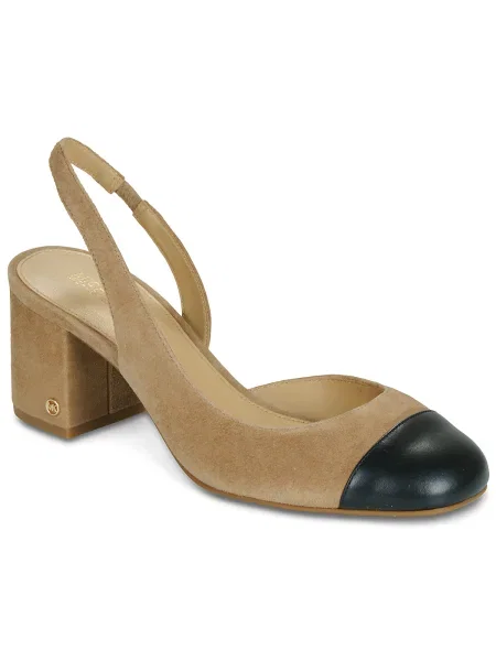 Pantofi Michael Michael Kors cu perle bej