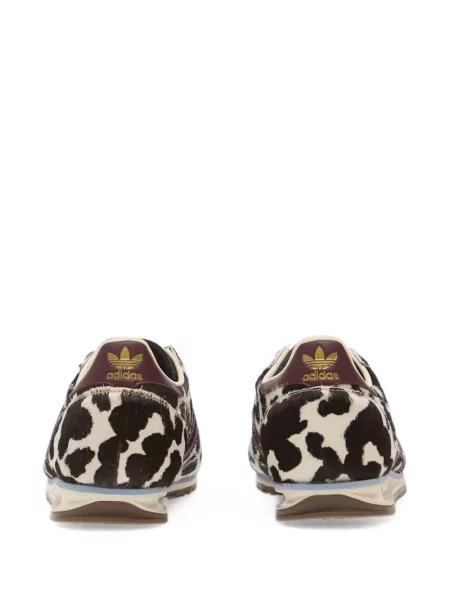 Pantofi alergare Adidas Spezial cu imagine alergare din satin negru