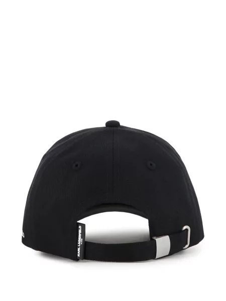 Czapka z daszkiem dziecięca Karl Lagerfeld czarna