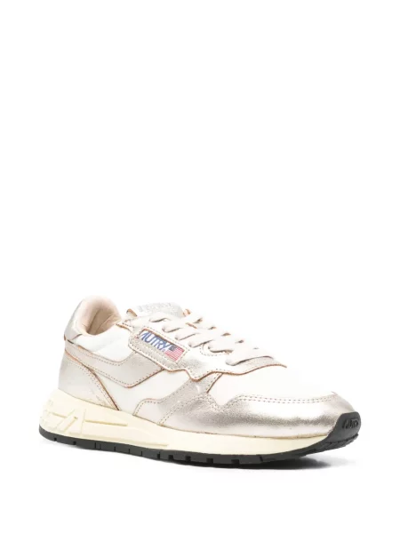 Sneakerși Autry din piele auriu
