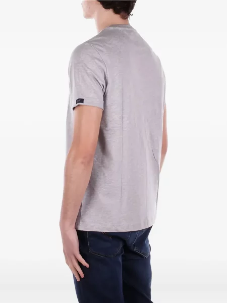 Tricou Fay scurt gri