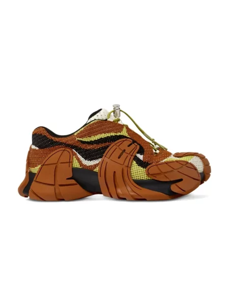 Sneakersy Camper z siateczką brązowe