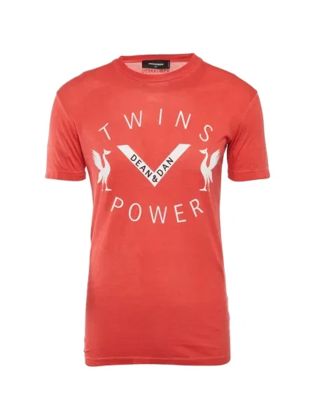 Scurt tricou Dsquared2 roșu