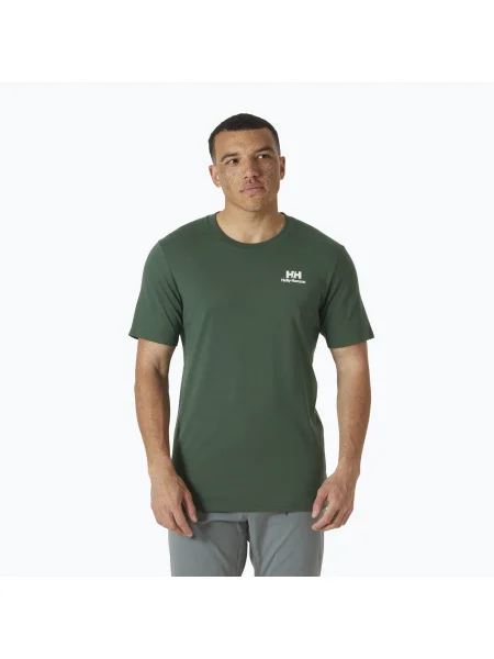 Tricou pentru bărbați Helly Hansen Nord Graphic jungle green verde