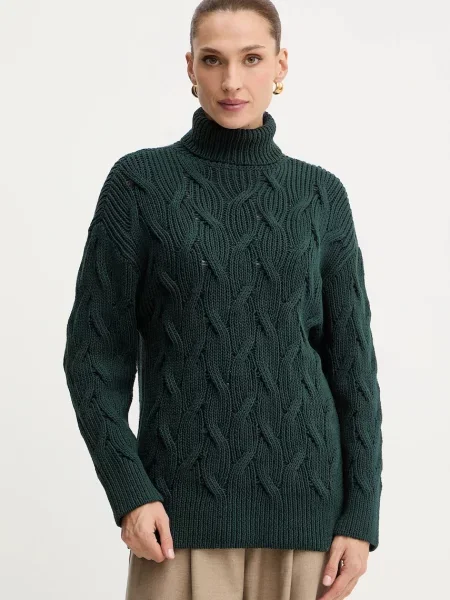 Светр Armani Exchange легкий гольф зелений