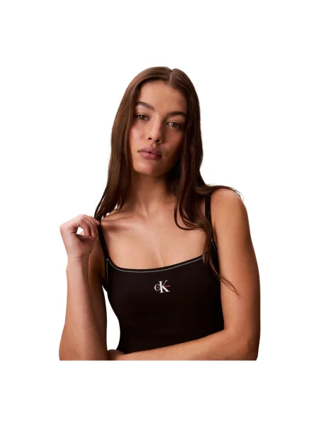 Calvin Klein strój kąpielowy jednoczęściowy czarny