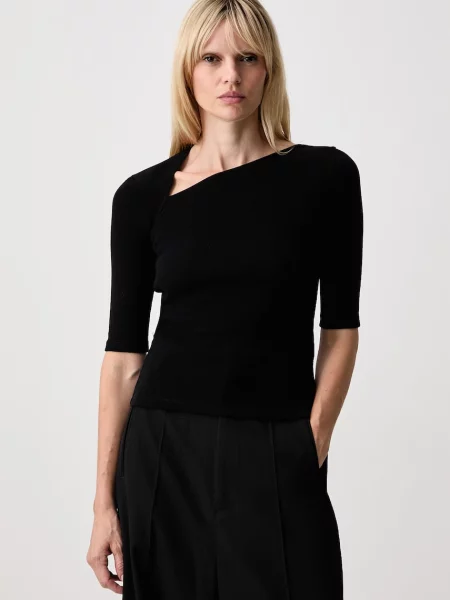 Maison Margiela tricou cu amestec de lână pentru femei