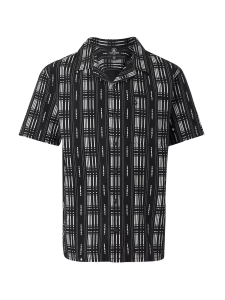 Volcom Cămașă MACROS negru alb