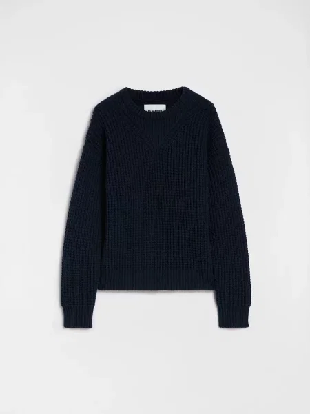 Pulover Jil Sander de lână albastru