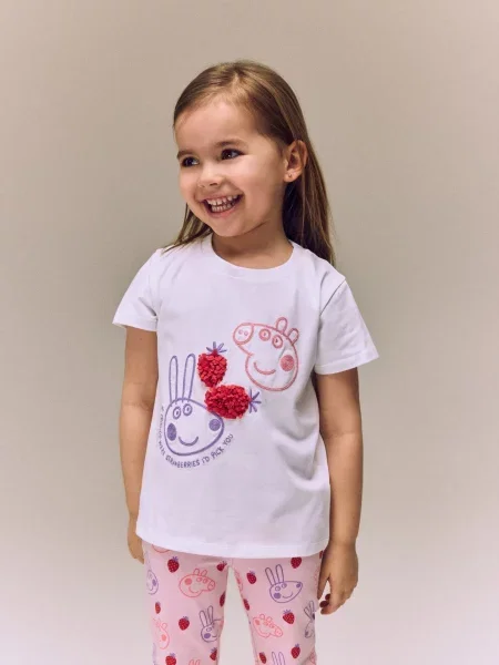 Reserved Peppa Pig póló fehér