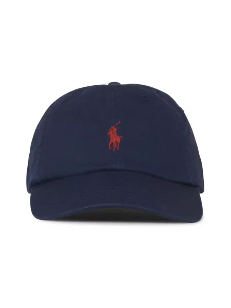 Polo Ralph Lauren czapka z daszkiem z aplikacją niebieska