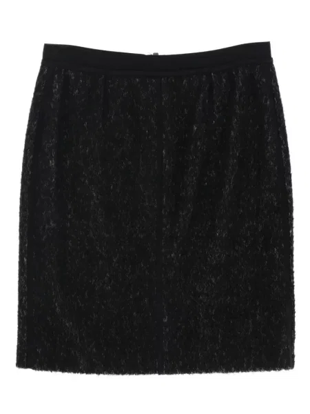 Vlněné sukně Lanvin Pre-owned černé