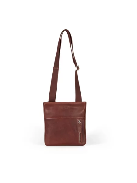 Torba crossbody Howard London skórzana brązowa