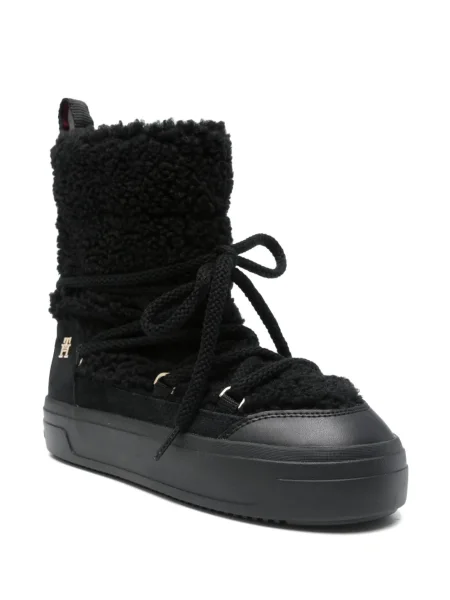 Cizme scurte Tommy Hilfiger negru
