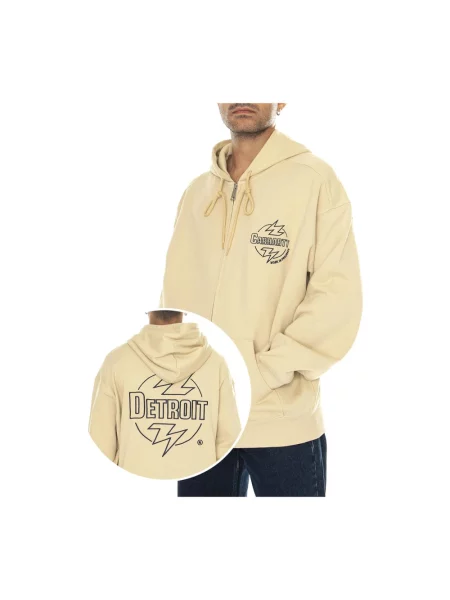 Bluza z kapturem Carhartt Wip z kapturem beżowa