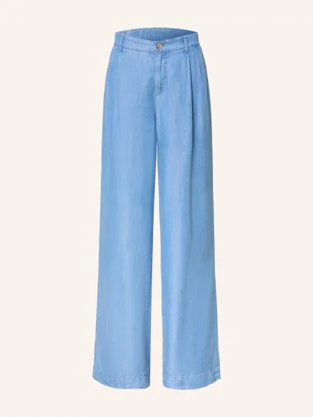 Marc Cain Kalhoty Marlene Wichita V Džínovém Vzhledu light denim