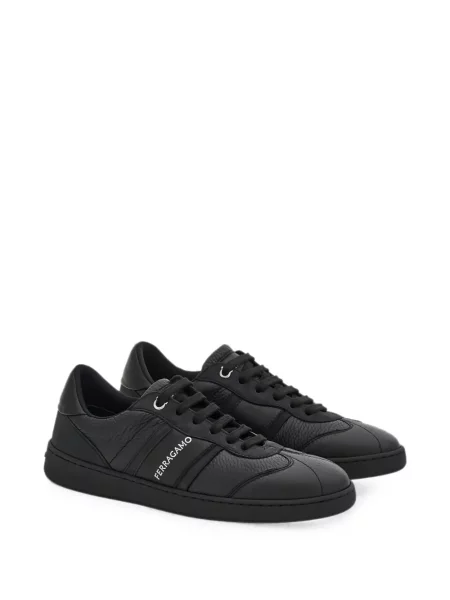Sneakerși Ferragamo cu imagine negru