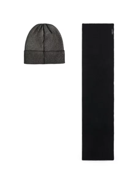 Fular Karl Lagerfeld tricotate negru