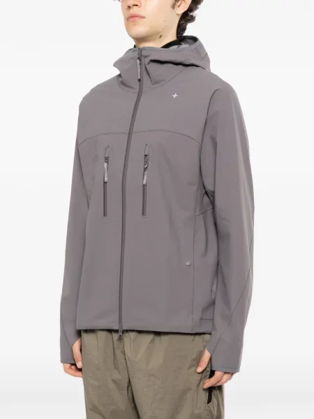 Geacă Stone Island cu strasuri gri