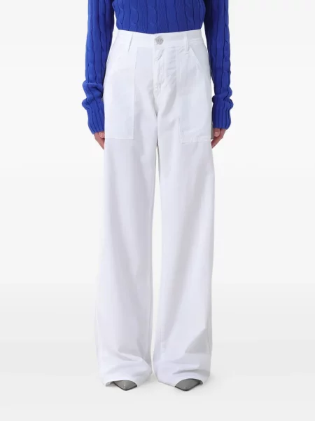 Pantaloni Jacob Cohën alb