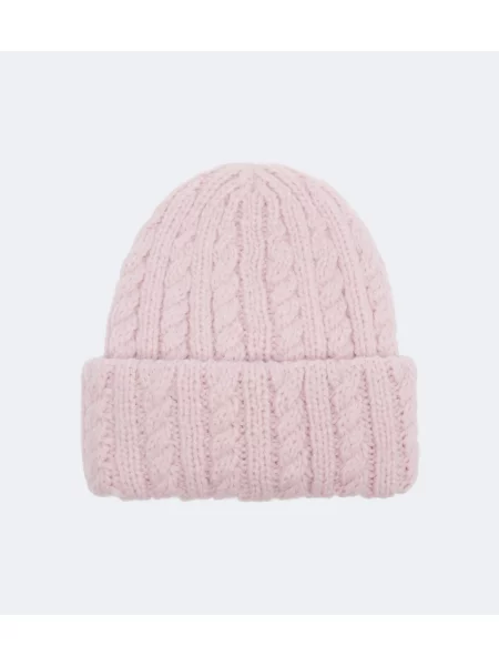 Căciulă Moncler de lână roz