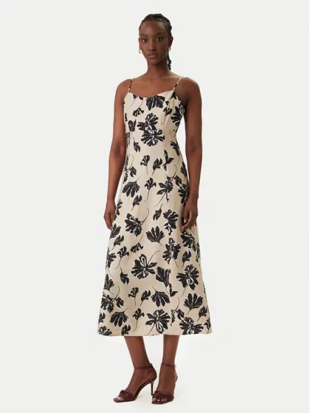 Платье Vero Moda бежевое
