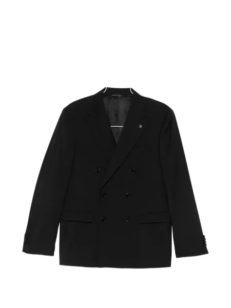 Costum Manuel Ritz cu două rânduri de nasturi negru