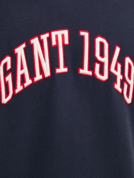 Hanorac Gant cu broderie albastru