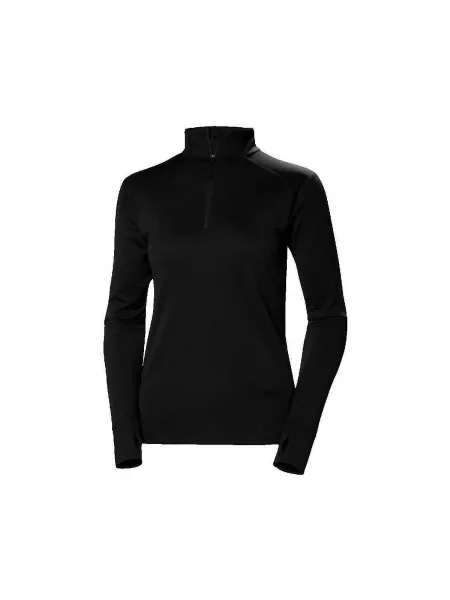 Mikina na zips Helly Hansen čierna