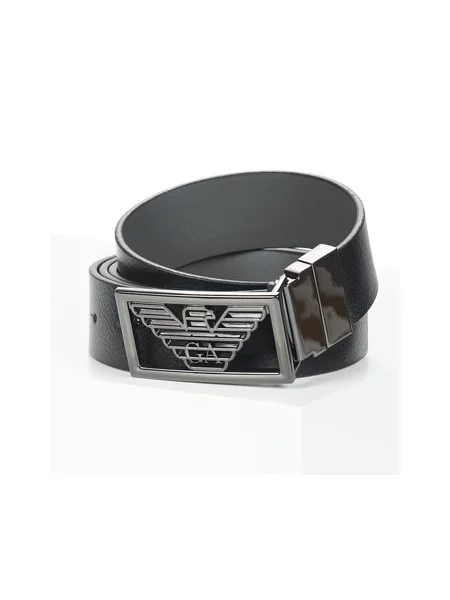 Pas Emporio Armani črna