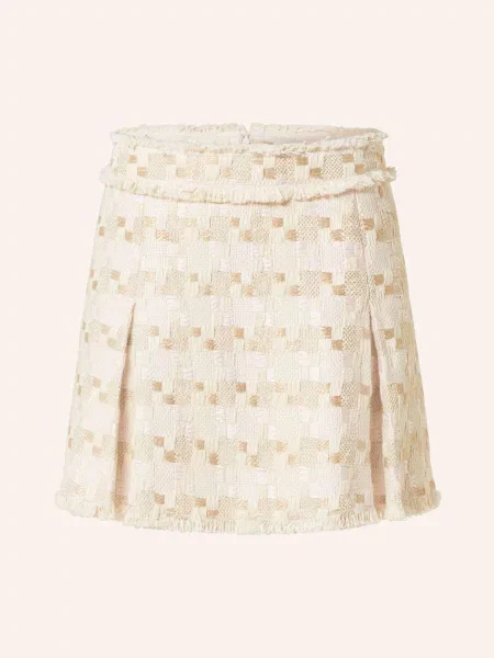 Nvsco Spódnica Bouclé beige beżowa