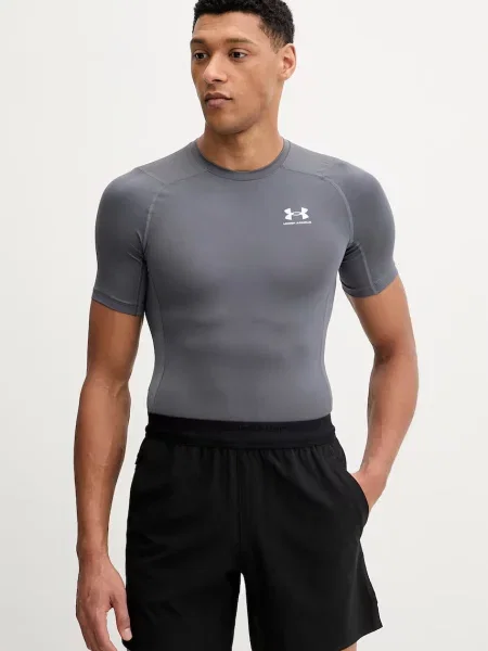 T-shirt Under Armour HG Armour Comp SS Grey L szara