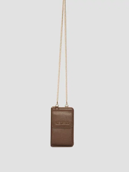 Кошелек Moschino коричневый