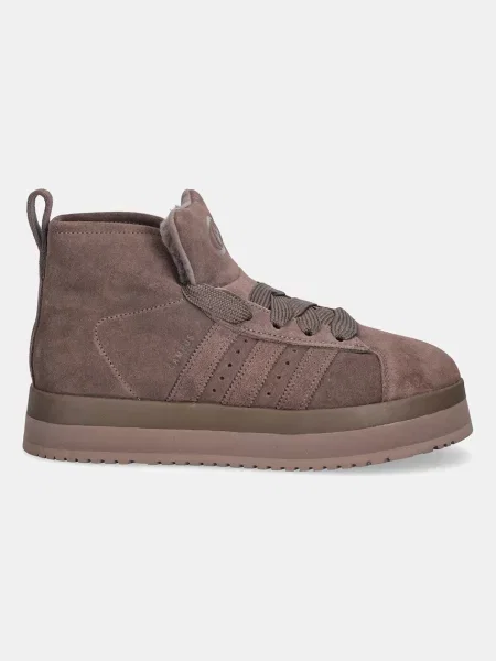 Semišové tenisky adidas Originals Campus WTR MD hnedá