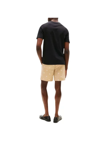 TOMMY HILFIGER Majica ITHACA svijetloplava / svijetlocrvena / crna bijela