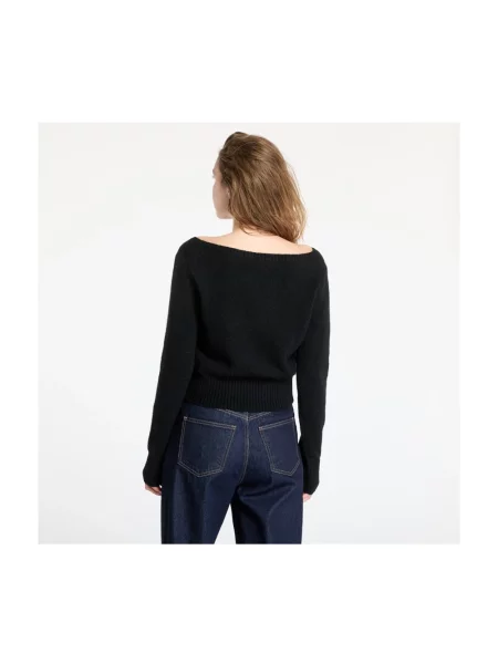 Sweter Calvin Klein Jeans wełniany czarny