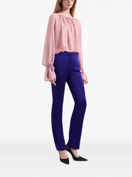 Pantaloni Nina Ricci albastru