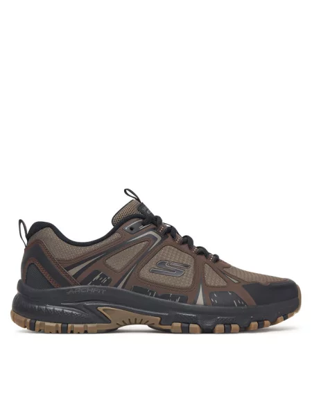 Botki Skechers brązowe