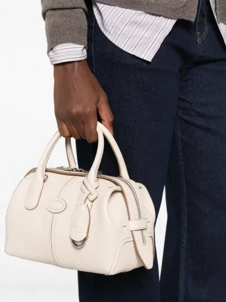 Geantă shopper Tod's din piele cu autograf