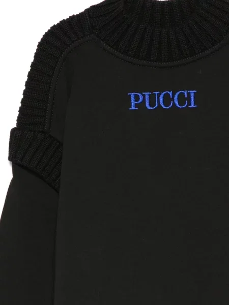 Sweter dziecięcy Pucci czarny