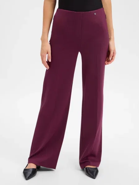 Marc Cain spodnie z tkaniny Kobiety lila 36