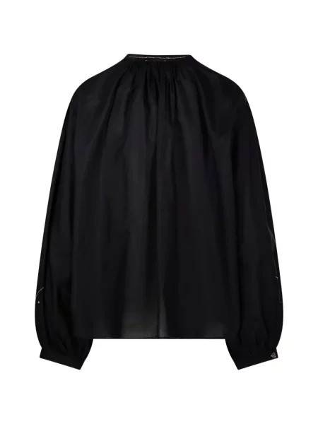 Cămașă Forte_forte cu model floral negru