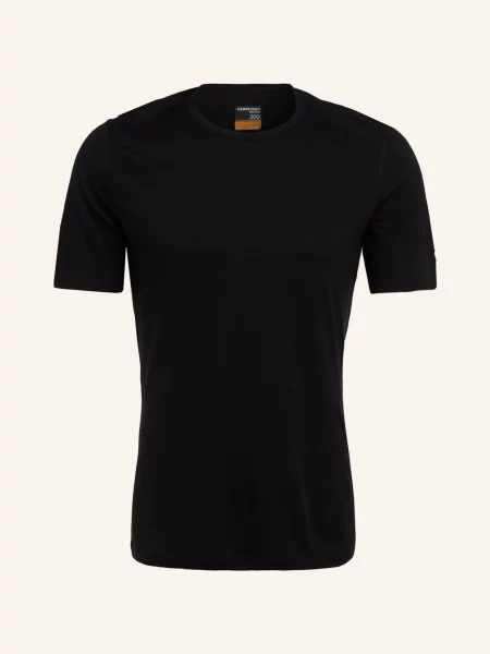 Icebreaker T-shirt wełniany Oasis SS Crewe czarny